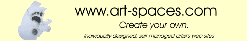 art-spaces.com - individually designed, self-managed artists websites