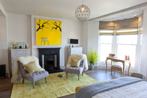 Coastal Bedroom by South West Interior Designers & Decorators Camellia Interiors Ltd