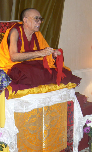 Thanks to Rizong Rinpoche for his wonderful teachings